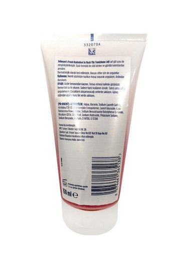 Johnson's Fresh Hydration Su Bazlı Yüz Temizleme Jeli 150 ML