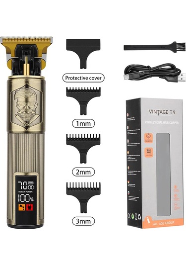 Berber Dükkanı Için Vintage T9 Saç Kesme Saç Kesme Makinesi Elektrikli Düzeltici Style 1