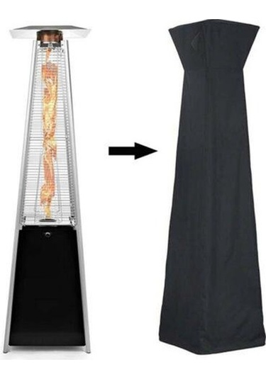 210d Su Geçirmez Gaz Piramit Veranda Isıtıcı Kapak Bahçe Mobilya Koruyucu Su Geçirmez Kapak Bahçe Mobilyaları Açık Gölge Yelkenleri Ve Amp Ağlar 221 42cm Ahşap Desen