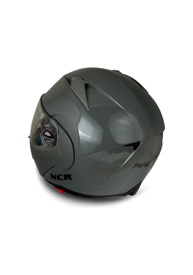 Ncr Çene Açılır Vizörlü Ece Belgeli Kask Nardo Gri