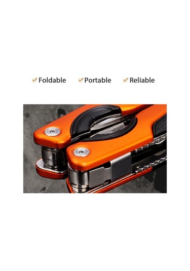 Novahub Taşınmaz Çelik Multi-tool Katlanır Bıçak Tornavida Şişe Açıcı Kamp Balıkçılık Kamp Ve Dağ Yürüyüşü İçin Turuncu Turuncu