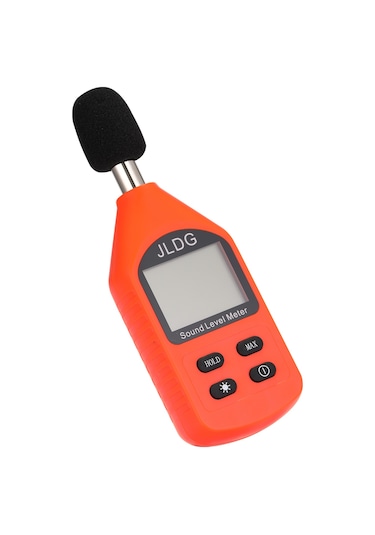 Singree Jd-118 Dijital Gürültü Ölçer, 30-130db Hassas Oran, Lcd Ekran, Taşınabilir Çevre Testeri Pil Hariç