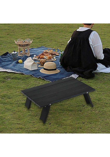 Suntek Katlanabilir Kamp Masası Balıkçılık Sırt B Siyah