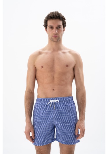 Arma Erkek Regular Fit Çok Renkli Mayo Deniz Şortu Y25525278001 Saks Mavisi