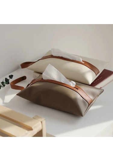 Altın Işık Lüks Asılı Doku Tutucu Kılıf Kutusu Pu Deri Ev Araba Havlu Peçete Kağıtları Dağıtıcı Tutucu Kutusu Kasa Masa Dekorasyonu