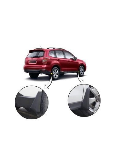 Mcg 2 Adet Ön Veya Arkaya Uygun Çamur Önleyici Paçalık 32 X19 Cm