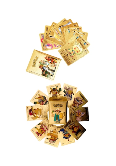 Pokemon Oyun Kartı Tcg Gold Booster Pack - 3 Paket 30 Kart