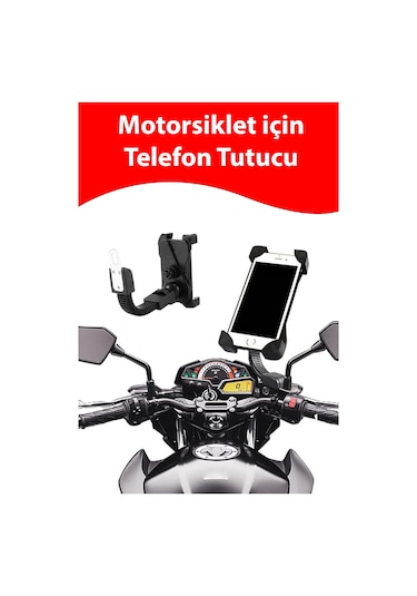 Thentech Gidona Sabitlenebilir Ayarlanabilir Telefon Tutucu Siyah