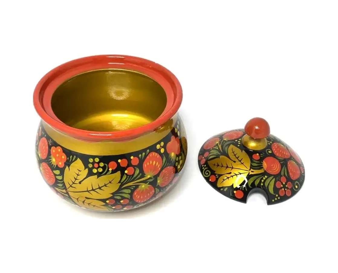 Olimp Suveniry Choloma Ahşap Şekerlik 500 Ml 70488673 Siyah