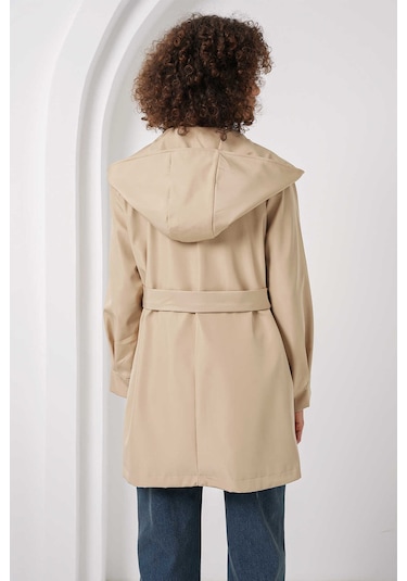 Gabria Çıtçıtlı Trenchcoat Bej