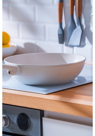 Acar Ultımate Pro Wok Tava 28 Cm Bft-08868 Ekru