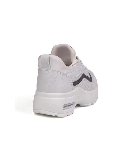 Kız Çocuk Beyaz Fileli Rahat Günlük Sneaker Nefes Alan Spor Ayakkabı Beyaz