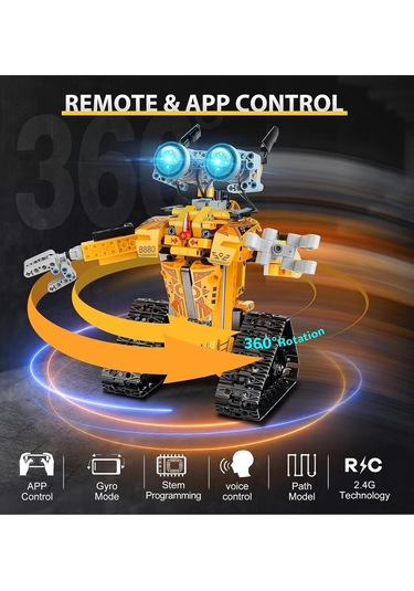 Sillbird Robot Çocuk Programlanabilir Ve Uzaktan Kumandalı Kiti Akıllı Oyuncaklar