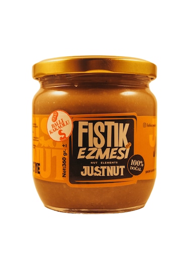 Justnut Ballı Kakaolu Fıstık Ezmesi 360 G