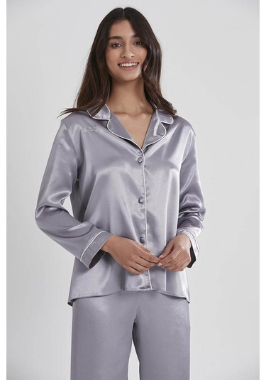 Pierre Cardin Saten Pijama Takımı 1200 Royal 001