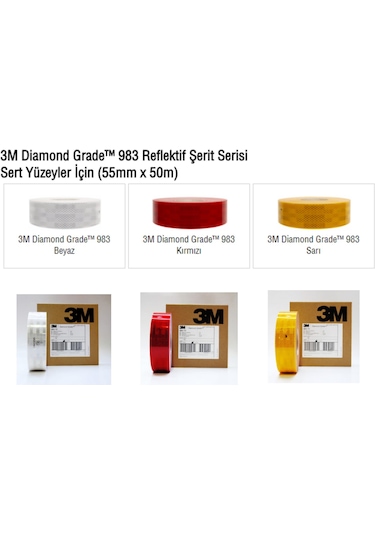 3M Diamond Grade™ 983 Reflektif Şerit 1 M