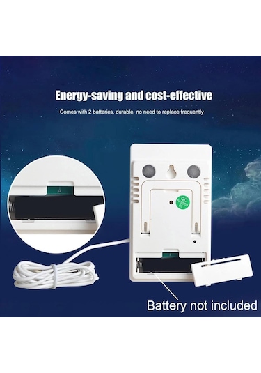 Jms Yeni Lcd Dijital Kapalı Açık Termometre Kapalı Higrometre Sıcaklık Nem Ölçer