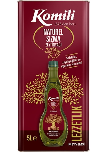Komili Sızma Zeytinyağı Teneke 5 L