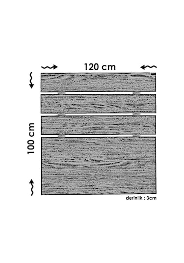 Pasifichome Huga Tek Kişilik Beyaz Yatak Başlık 120Lk / 120Lk Baza Başlık