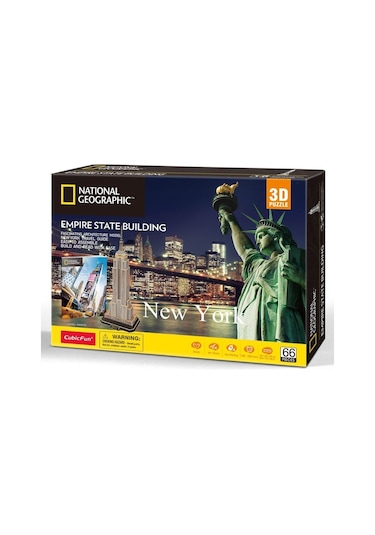 Cub Ds0977 Cubic Fun National Geographic Empire State Binası 3D  P
