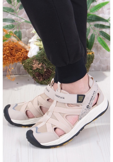 Hammer Jack 24813 Crımson Rahat Esnek Orijinal Ürün Outdoor Erkek Sandalet Bej