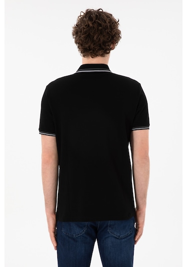 U.s. Polo Assn. Erkek Siyah Tişört Basic 50306011-vr046 Siyah