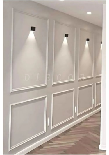 Diecor Boyanabilir Dekoratif Her Alana Uygulanabilir Hazır Duvar Çıtası Turkuaz 2,5 Cm Model:xa270