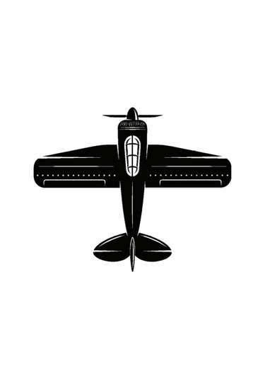 Pervaneli Uçaklar Tip 6 40x32 Cm