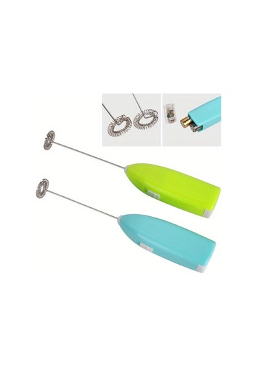 Dashanshop Yeşil Pilli Mini Süt Köpürtücü - El Tipi Çırpıcı, Latte Ve Matcha İçin