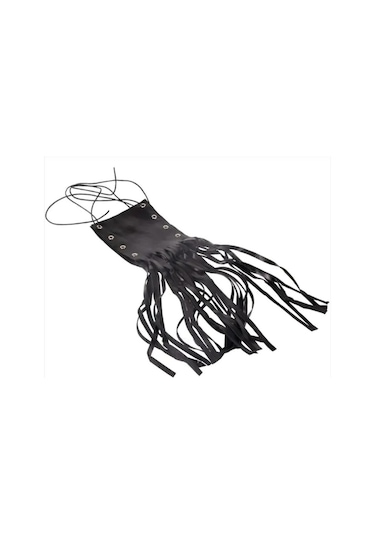 Motosiklet Cooper Cruiser Elcik Deri Püsküllü Motor Gidon Püskül