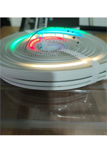 24v 10 Metre 6x12 Mm 120 Ledli Amimasyonlu Sese Duyarlı Rgb Pixel Neon Led Set Ir Kumanda Ve Bluetoo