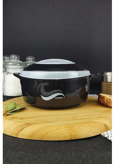 Digithome Ckr3148  Paslanmaz Çelik Hazneli Yemek Termosu 500 ML Siyah