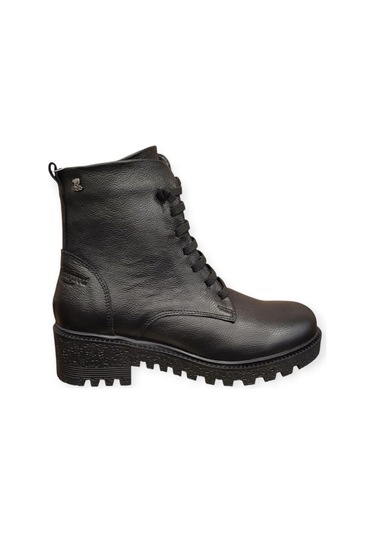 Venüs 1950838k Su Geçirmez Waterproff Topuklu Kadın Deri Bot Siyah