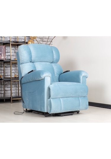 Teknokonfor Berlin Masajlı Tek Motor Sabit Baba Tv Koltuğu