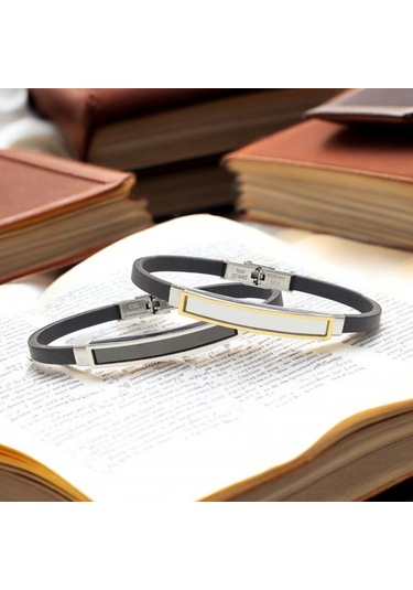 Fm İsim Yazılabilir Kişiselleştirilebilir Çelik Bileklik 3183scb011 Sarı