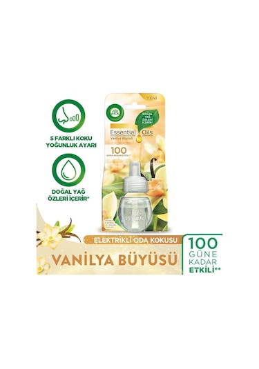 Air Wick Elektrikli Oda Kokusu Yedek Şişe 4 Lü Set 1 Bahar -1 Temizlik -1 Lavanta -1 Vanilya Karışık