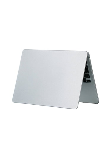 Apple Uyumlu MacBook 15&quot Air M2 2023 A2941 Zore Premium Msoft Bottom Kapak Gri