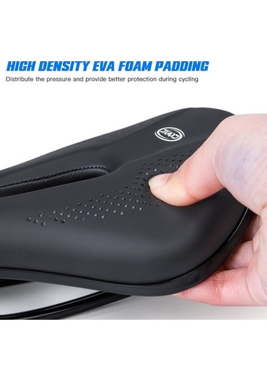 Artfulabode Yumuşak, Yastıklı Tasarım, Su Siyah Sele Nefes Koltuğu Geçirmez Evrensel Boş Bisiklet Alabilir Td Siyah