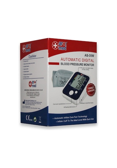ArtıMed AS-35W Türkçe Konuşan Otomatik Digital Tansiyon Ölçüm Aleti