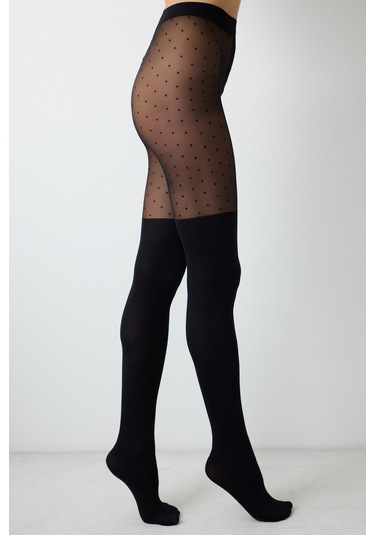 Penti Doty Boot Siyah Külotlu Çorap Siyah Siyah