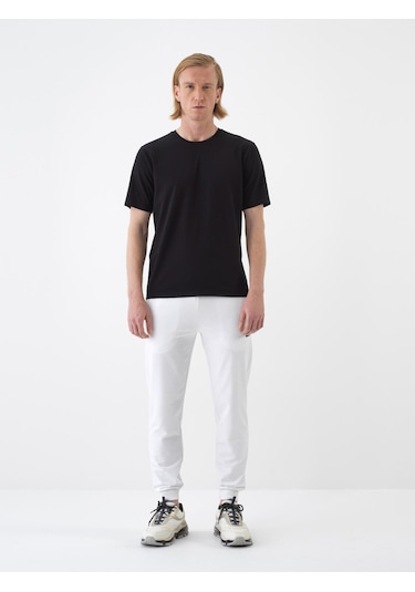 Xint Siyah Pamuk Dokulu Slim Fit Tişört 502206