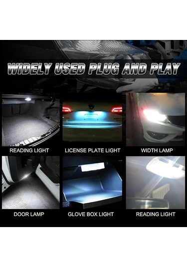 Flybuy T20 Led 7440 7443 W21w/5w 3156 3157 P27/7w T25 Led Sinyal Işığı Amber Yeşil 7443 W21/5w T20 12 12