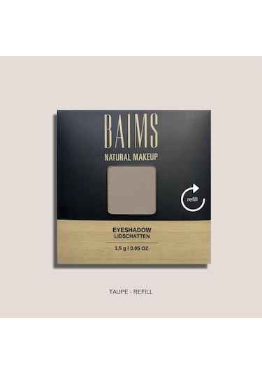 Baims Eyeshadow Yeniden Dolum Göz Farı 40 Taupe