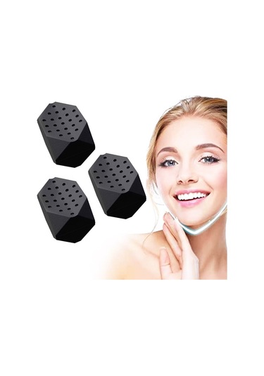 Sones 3 Adet 7. Nesil Masseter Topu Mandibular Eğitmeni Yüz Kas Eğitmeni Silikon Yüz Germe Cihazı Siyah Çok Renkli