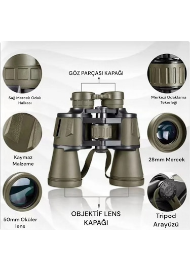 Ultra Yüksek Kalite Profesyonel Dürbün 100x100 Çok Renkli