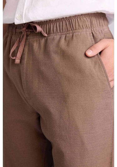Defacto %100 Pamuk Slim Fit Pantolon D2671ax26smbn534 Kahve-bn534