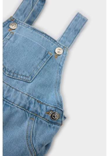 Defacto Erkek Bebek Kısa Salopet Jean Tulum Z5209a225smnm28 Mavi