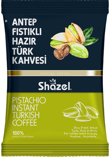 Shazel Antep Fıstıklı Hazır Türk Kahvesi 100 G X 6 Adet Diğer