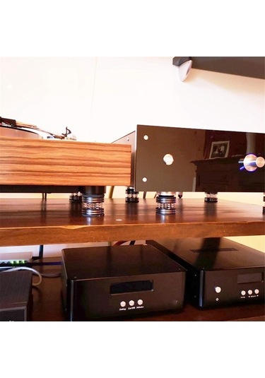 Flybuy Hifi Ses Ayak Pedi Hoparlör Ekipmanı Alüminyum Çivili 4 Adet, Su Geçirmez, Hifi Performans İçin Uygun