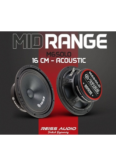 Reiss Audio Rs-M6Solo 16 Cm 200 Watt Profesyonel Midrange